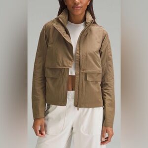 Lululemon always effortless jacket size 6 artifact color (tan)